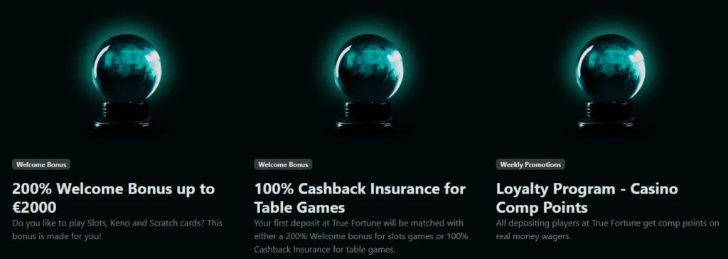 Bonuses and Promotions